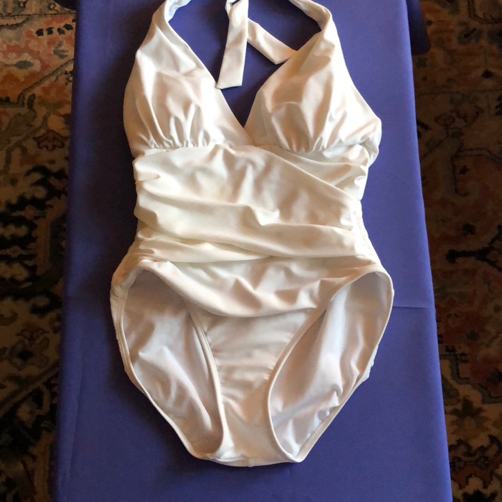 "Simply Swim" sz12  Halter Top Swim Suit  NWOT